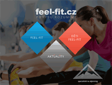 Tablet Screenshot of feel-fit.cz